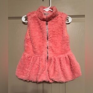 Little Lass Pink Fleece Vest